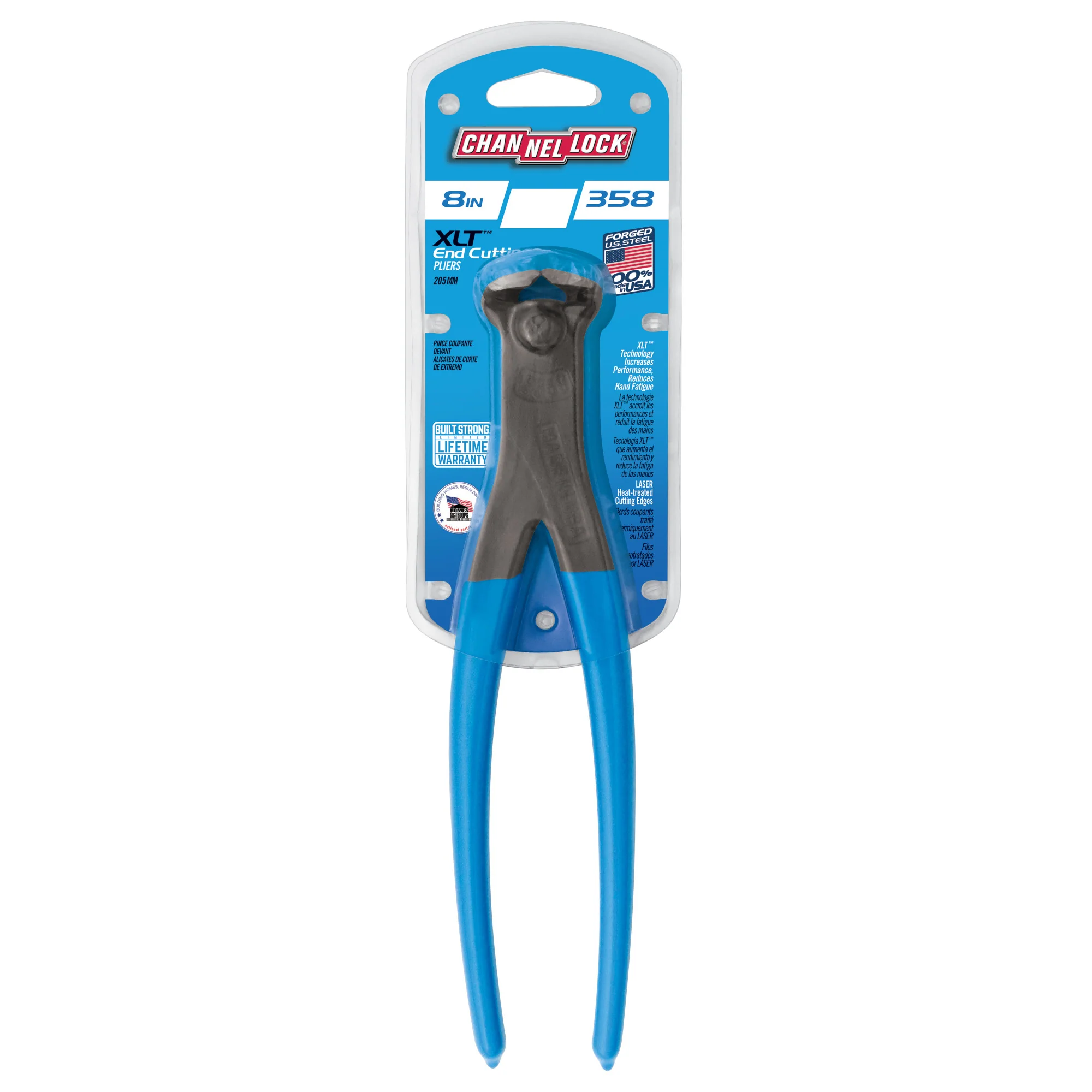 8-inch XLT™ End Cutting Pliers (358) - Image 3
