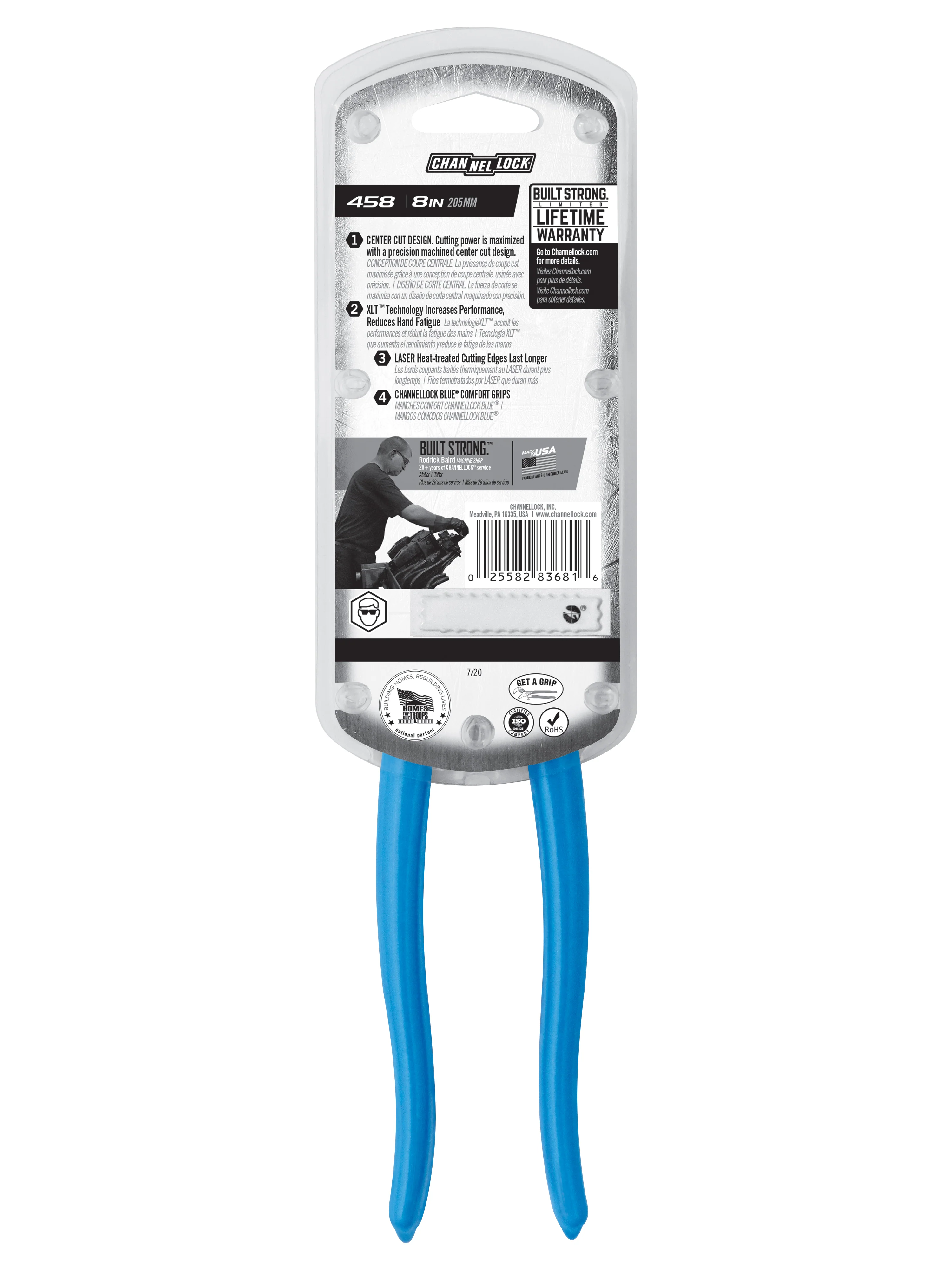 8-inch XLT™ Center Cutting Pliers (458) - Image 8