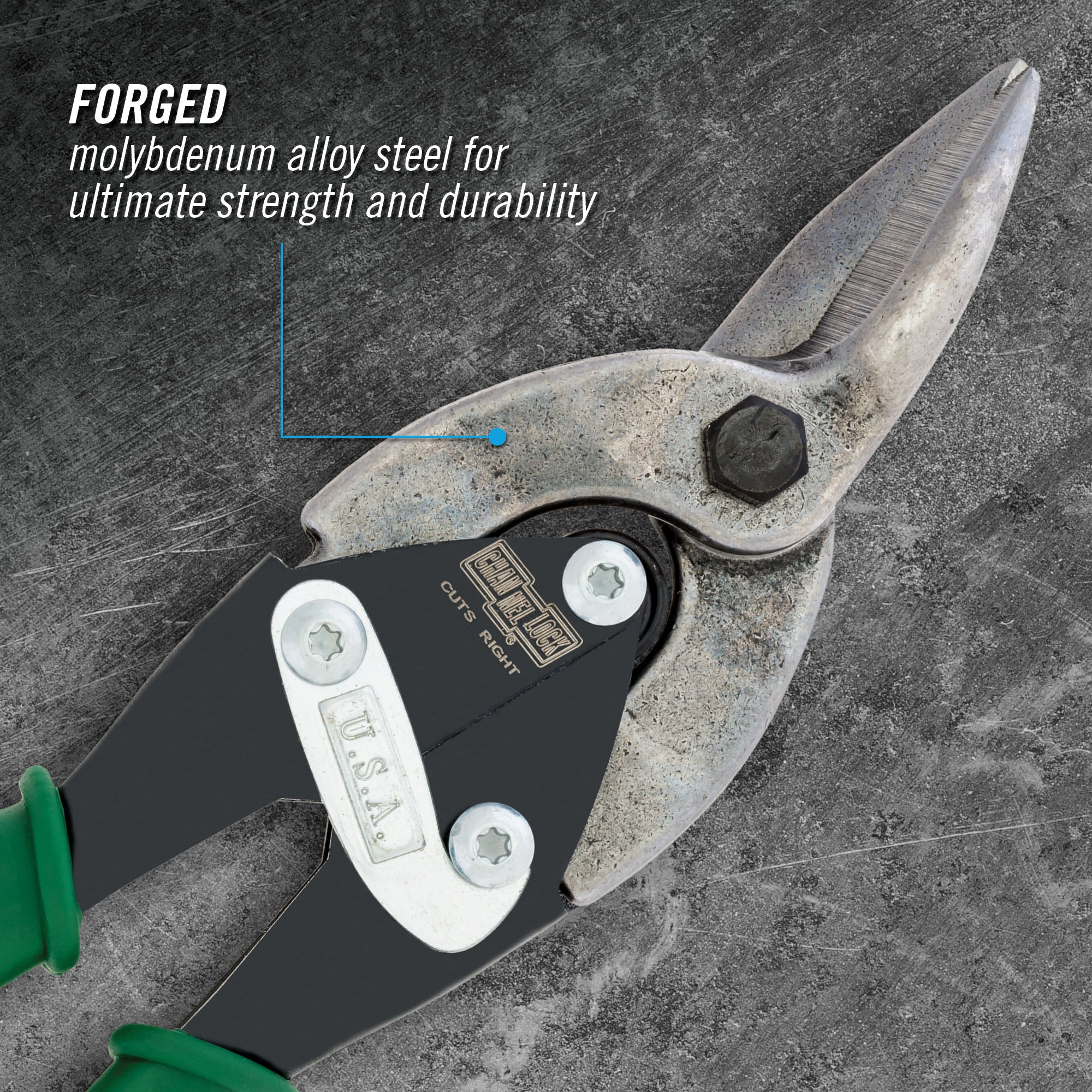 10-inch Right Aviation Snip (610AR) - Image 3