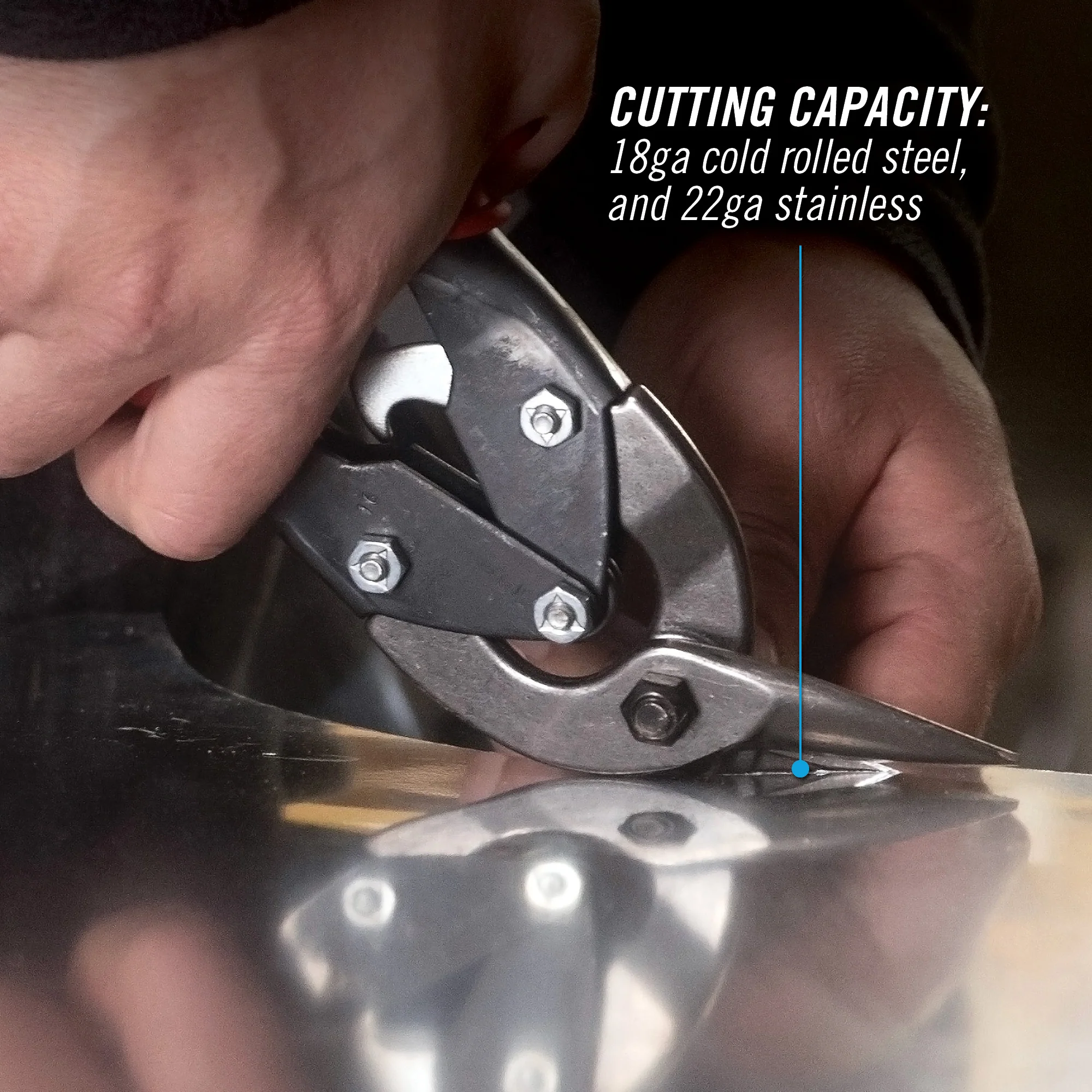 10-inch Offset Left Aviation Snip (610FL) - Image 3