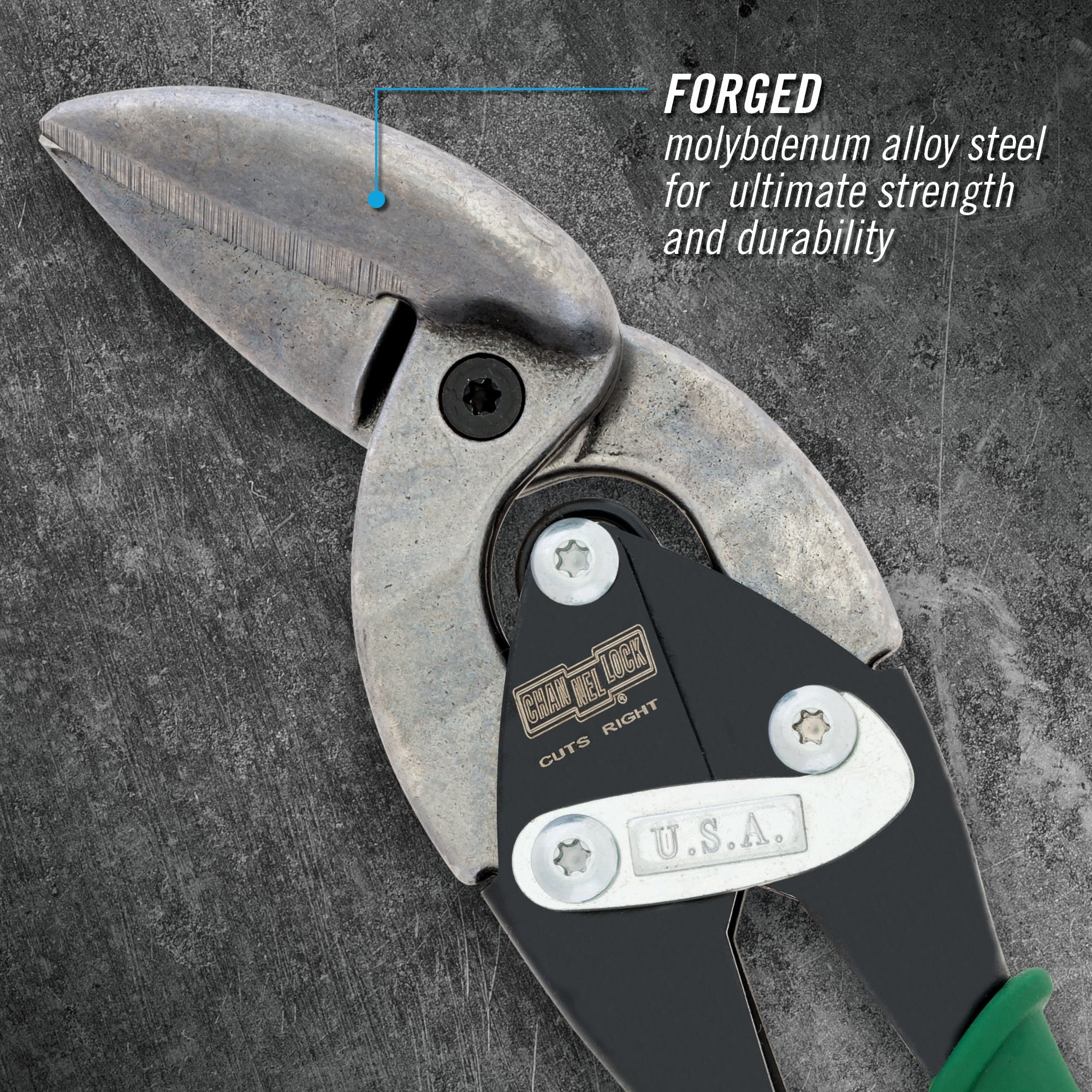 10-inch Offset Right Aviation Snip (610FR) - Image 4