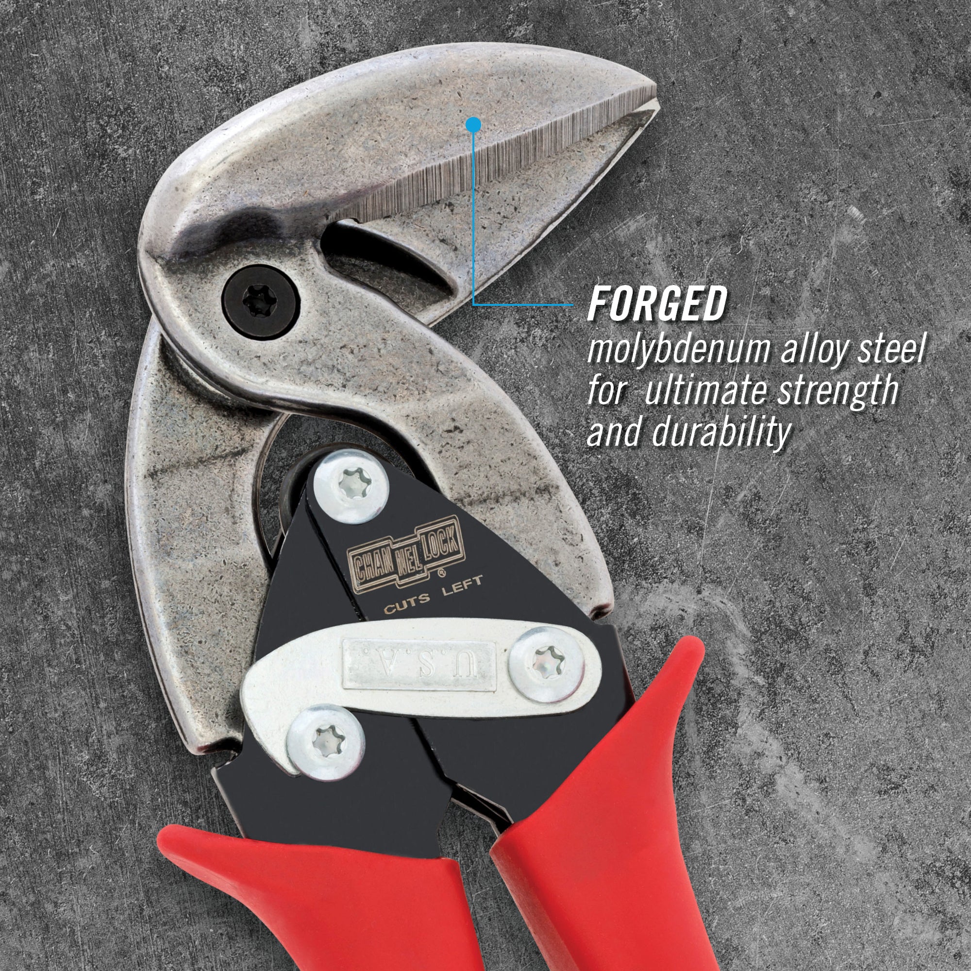 10-inch Upright Left Aviation Snip (610UL) - Image 4