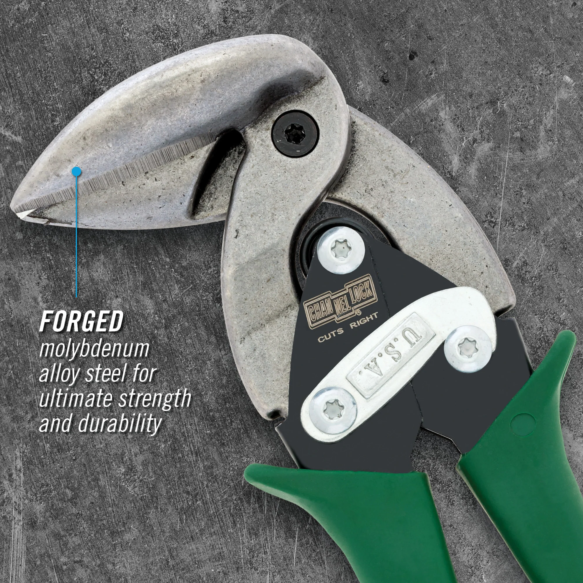 10-inch Upright Right Aviation Snip (610UR) - Image 4