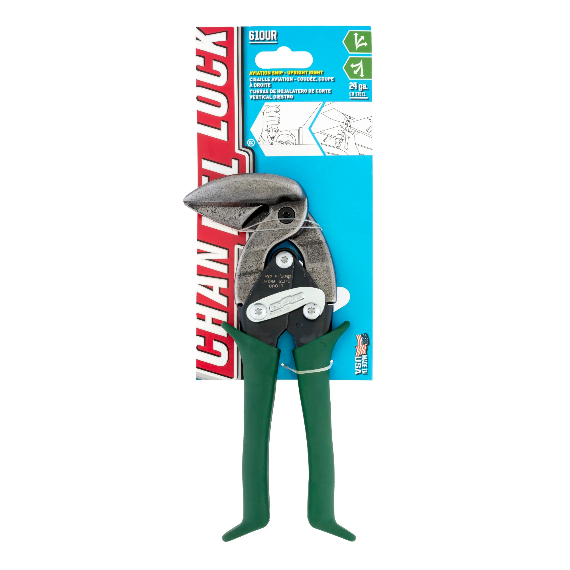 10-inch Upright Right Aviation Snip (610UR) - Image 7